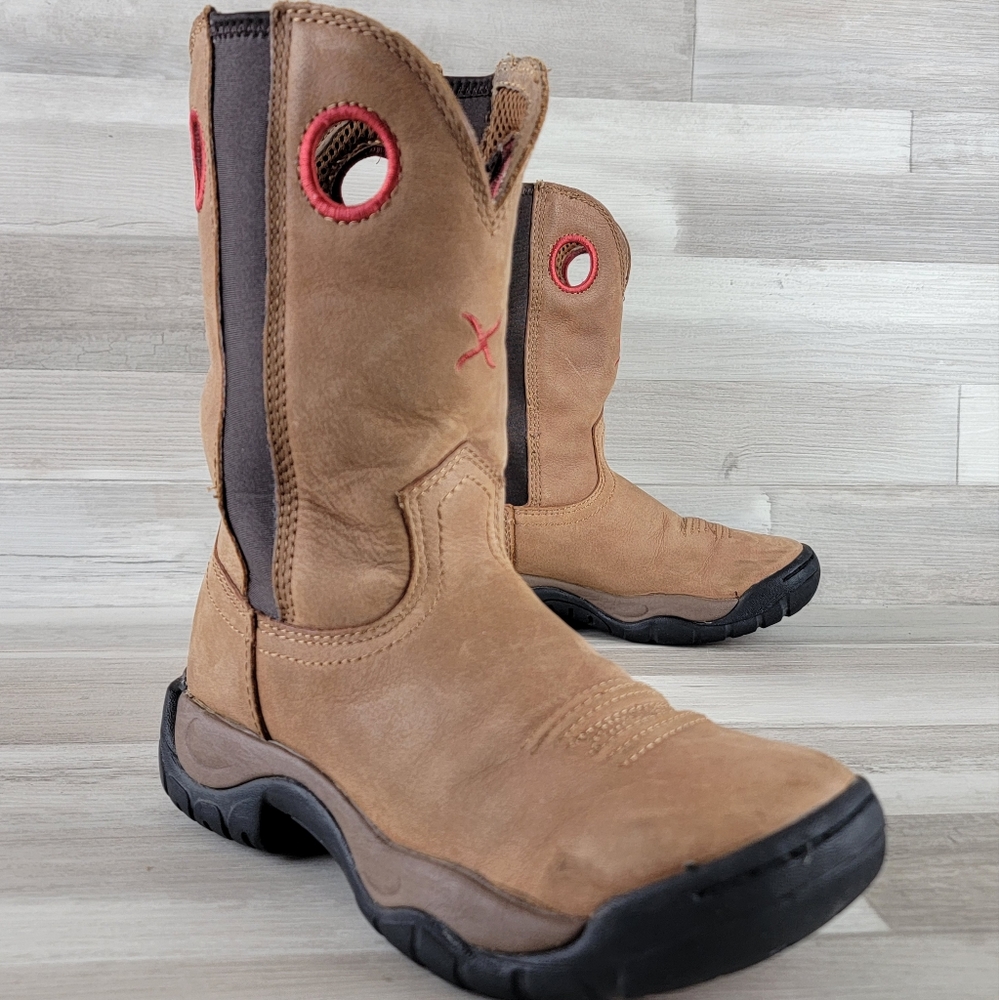 Twisted X' 9" All Around Work Boot Tan Women's Size 6½